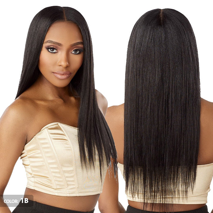Sensationnel Empire Human Hair Weaves 7 PCS Butterfly Clip-In - STRAIGHT 18"