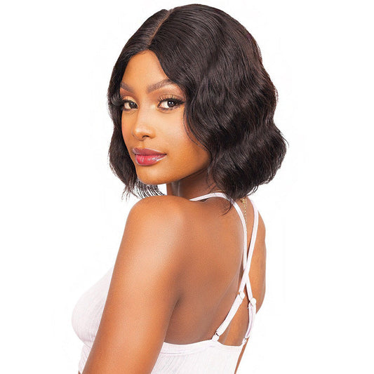 Janet Collection Natural Deep Part Wig 100% Natural Virgin Remy Human Hair Lace Front Wig - OKSANA