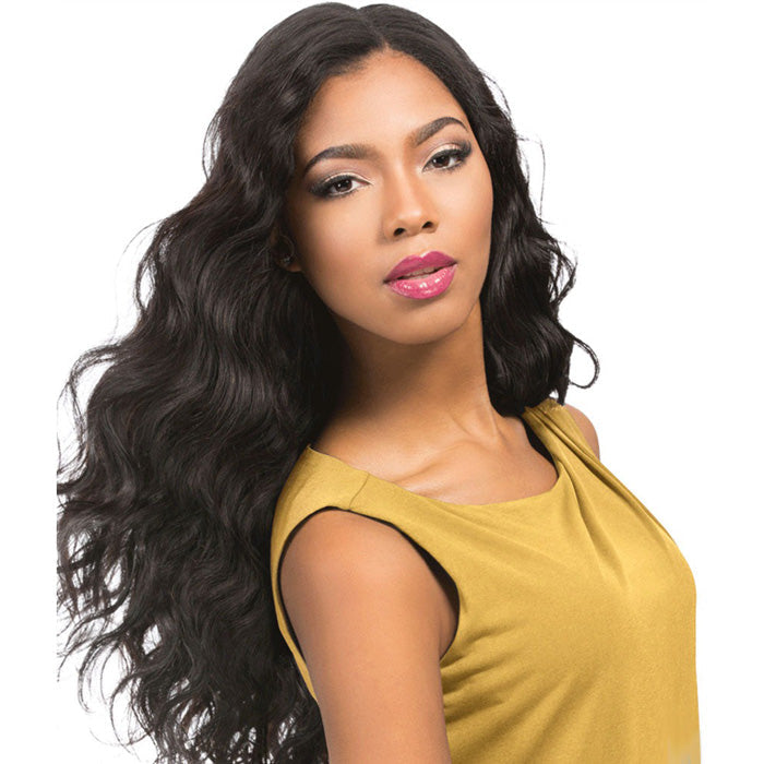 Sensationnel Empire Human Hair 3 Way Parting Lace Closure BODY WAVE 12 Inch