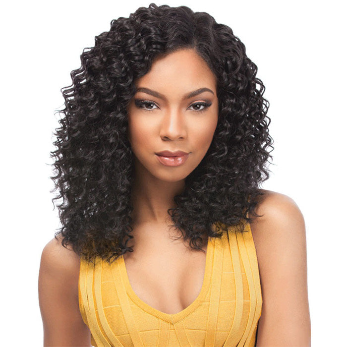 Sensationnel Empire 100% Human Hair Lace Closure 3 Way Parting Placement DEEP WAVE 12 Inch