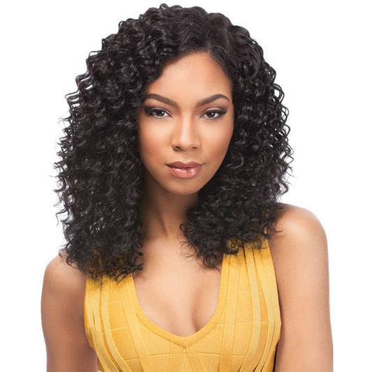 Sensationnel Empire 100% Human Hair Lace Closure 3 Way Parting Placement DEEP WAVE 12 Inch