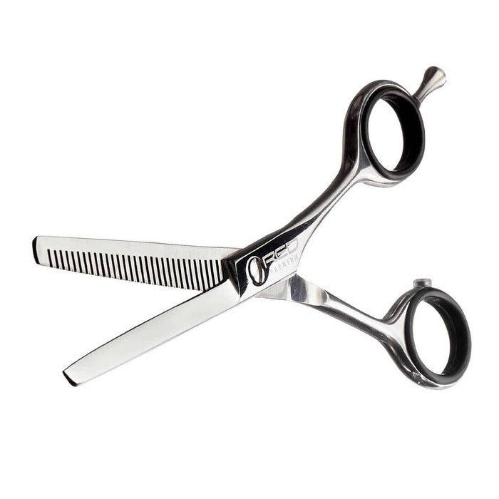 Red By Kiss Premium Stainless Steel Thinning Hair Shear - 30 TEETH (6 1/2")