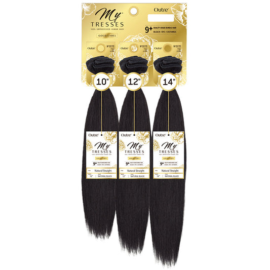 Outre MyTresses Gold Label 100% Unprocessed Human Hair Weave - NATURAL STRAIGHT MULTI