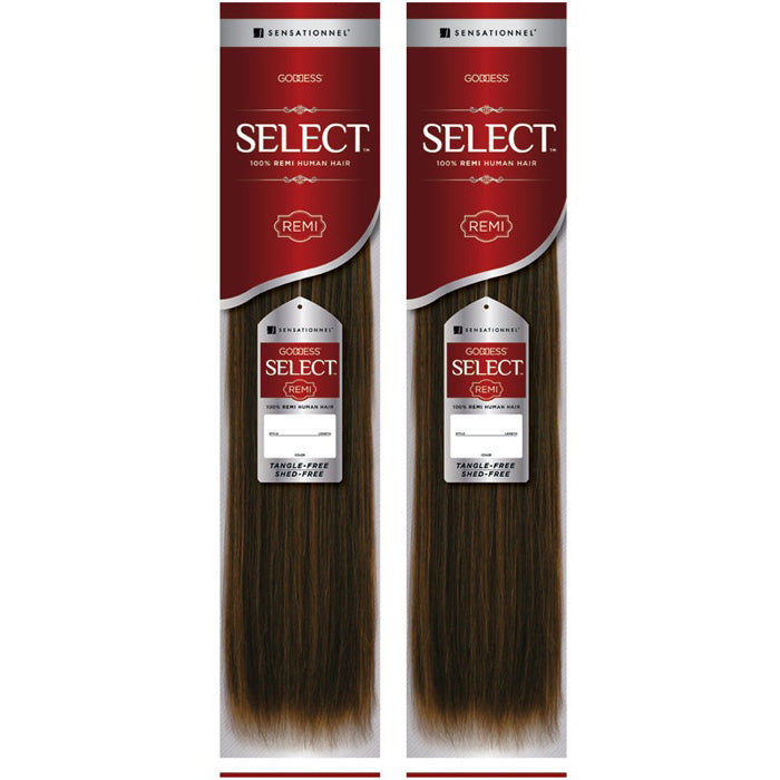 Sensationnel 100% Remi Human Hair Goddess Select Weave - NEW YAKI 12"