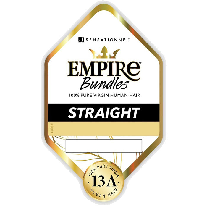 Sensationnel Empire Bundles 13A 100% Pure Virgin Human Hair Weaves - STRAIGHT - Multi