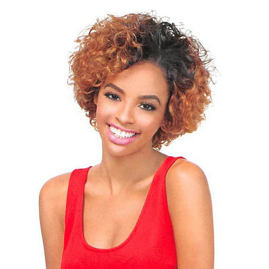 Outre Velvet 100% Remi Human Hair Weave - FINGER CURL 3 Pcs (Short 3"4"5" Series)