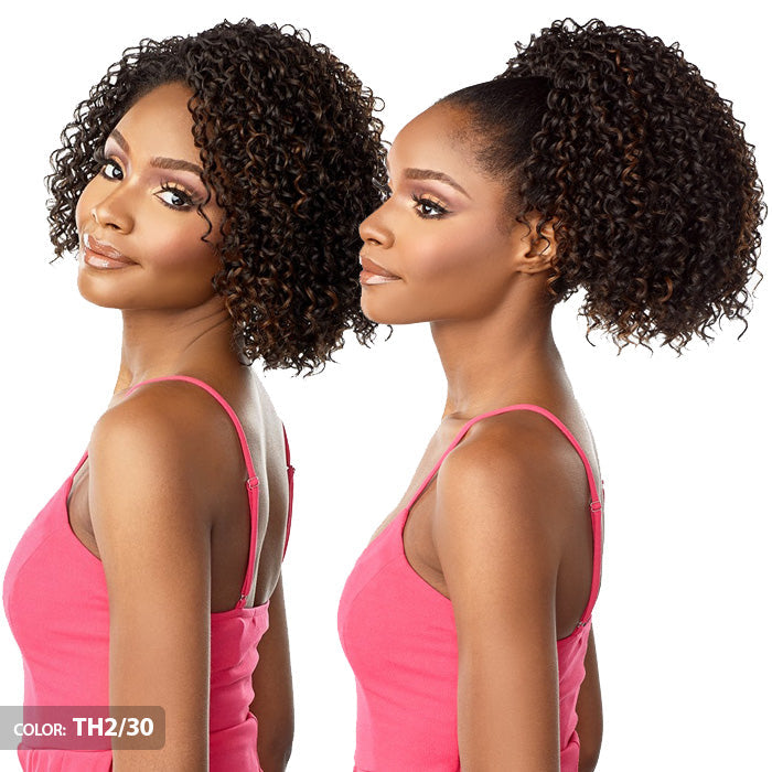 Sensationnel Instant Weave Drawstring Cap Up-Do Half Wig - IWD 10