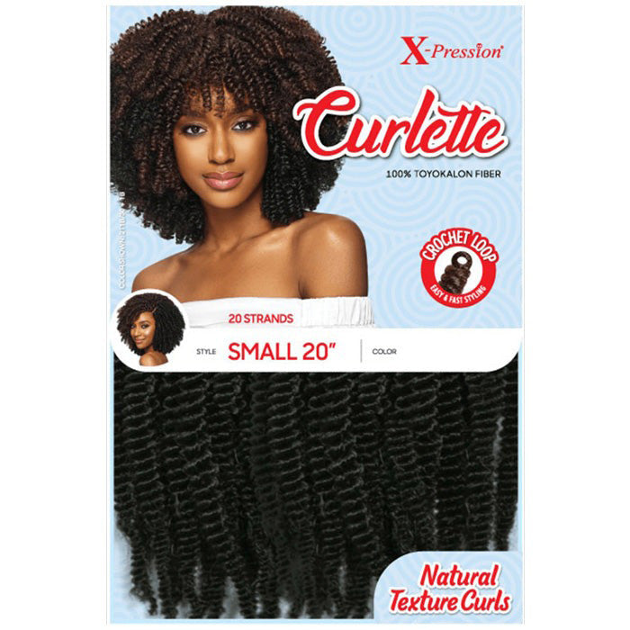 Outre X-Pression Curlette Crochet Loop Braid - SMALL 10"/20"