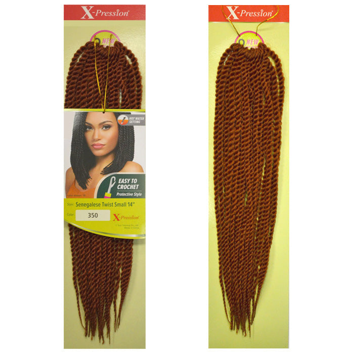 Outre X-Pression Pre-Looped Crochet Braid - SENEGALESE TWIST SMALL 10/14/18/24"