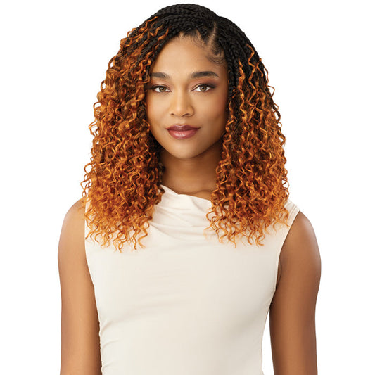 Outre X-Pression Twisted Up Pre-Looped Crochet Braid - BOHO BOX BRAID 12"13"14" 10X