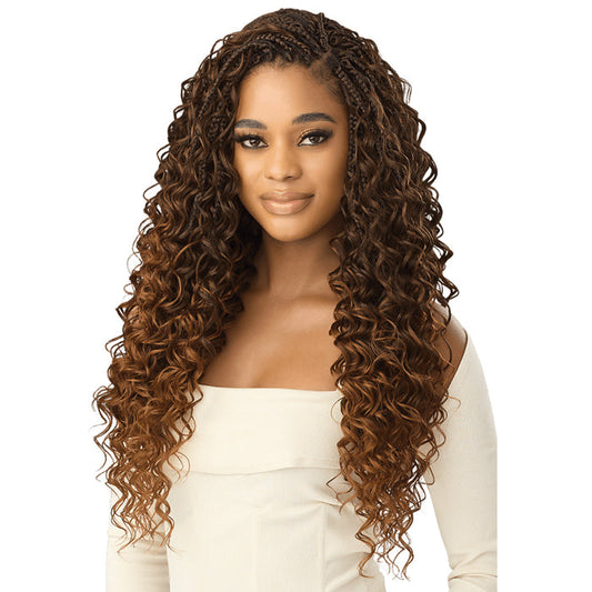X-Pression Twisted Up Pre-Looped Crochet Braids - BOHO BELLA DEEP 18" 3X - By Outre