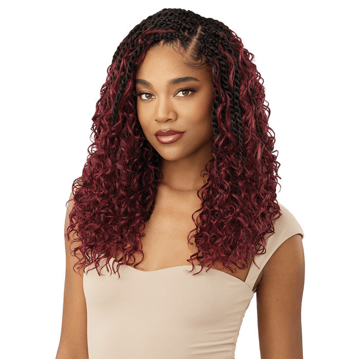 Outre X-Pression Twisted Up Pre-Loop Crochet Braid - BOHO ISLAND TWIST 12" 3X