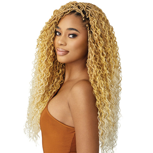 Twisted Up X-Pression By Outre Pre-Loop Crochet Braid - HYPER BORABORA BRAIDS 20" 3X