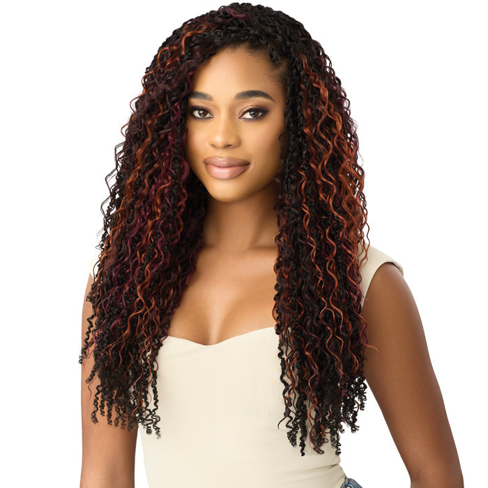 Outre X-Pression Twisted Up Crochet Loop Braid - HYPER BORABORA FLOW TWIST 18" 3X