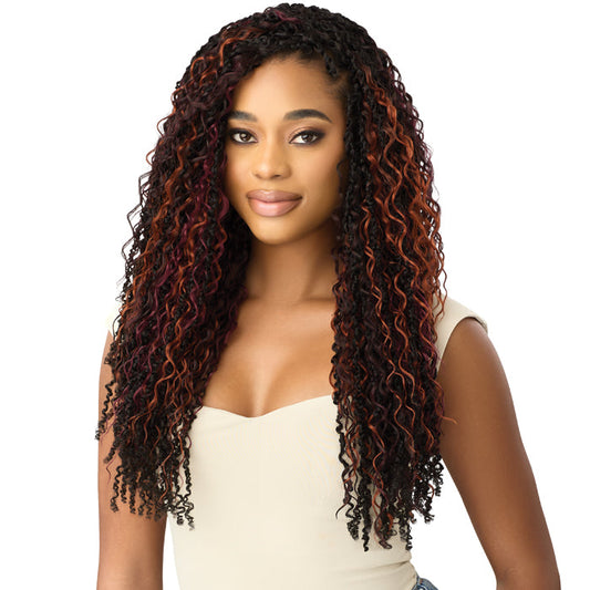 Outre X-Pression Twisted Up Crochet Loop Braid - HYPER BORABORA FLOW TWIST 18" 3X
