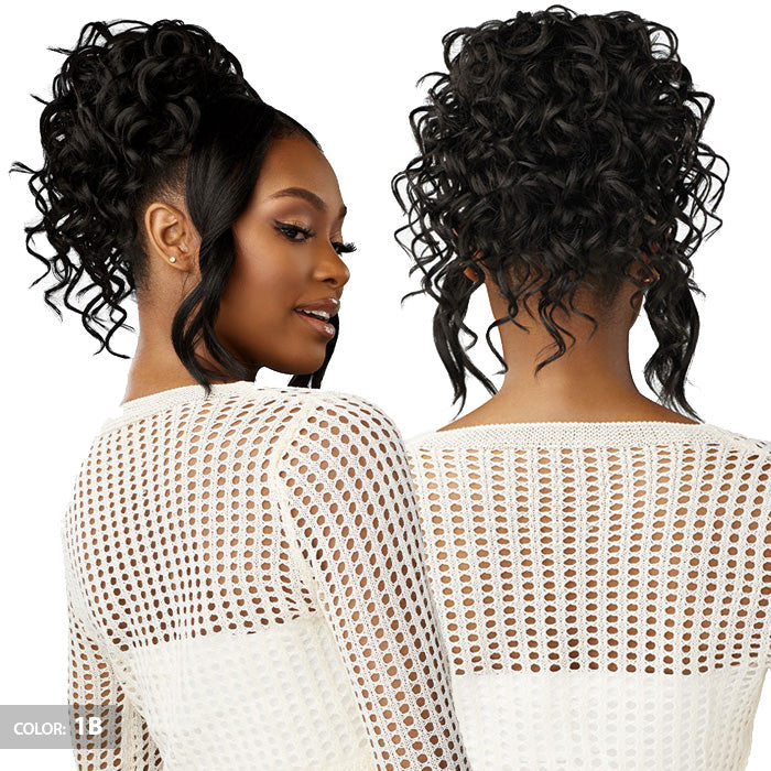 Sensationnel Lulu Bun HD Lace Parting Bang - UPDO UNIT 1