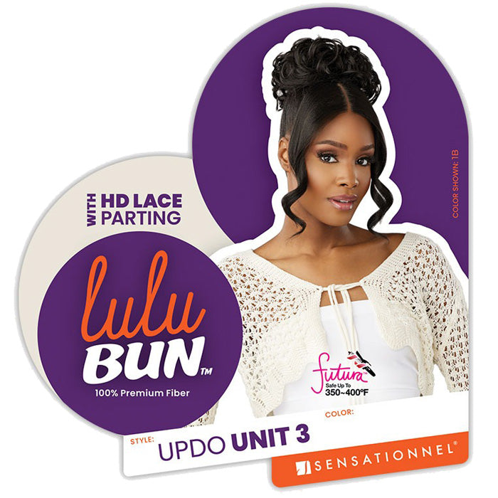 Sensationnel Lulu Bun HD Lace Parting Bang - UPDO UNIT 3