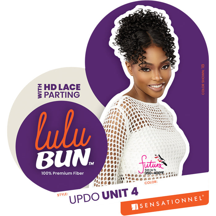 Sensationnel Lulu Bun HD Lace Parting Bang - UPDO UNIT 4