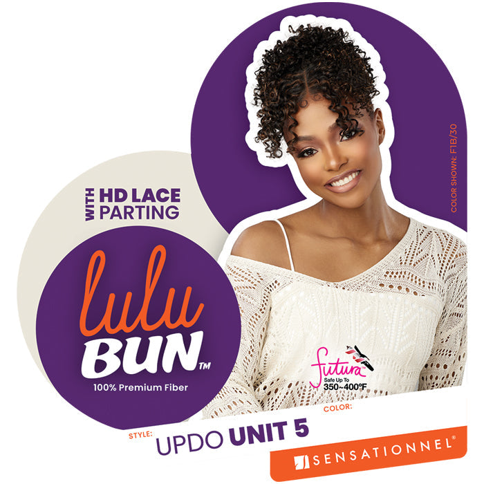 Sensationnel Lulu Bun HD Lace Parting Bang - UPDO UNIT 5