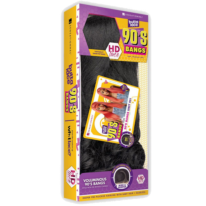Sensationnel Butta Lace 90's Bangs Glueless HD Lace Front Wig - 90's BANGS UNIT 901