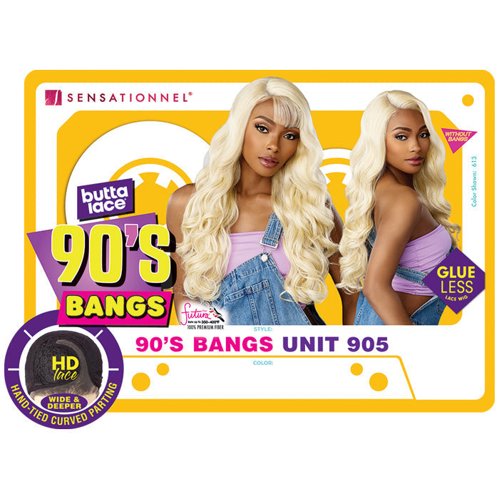 Sensationnel Butta Lace 90's Bangs Glueless HD Lace Front Wig - 90'S BANGS UNIT 905