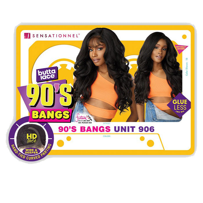 Sensationnel Butta Lace 90's Bangs Glueless HD Lace Front Wig - 90's BANGS UNIT 906