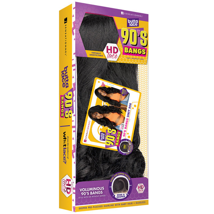 Sensationnel Butta Lace 90's Bangs Glueless HD Lace Front Wig - 90's BANGS UNIT 906