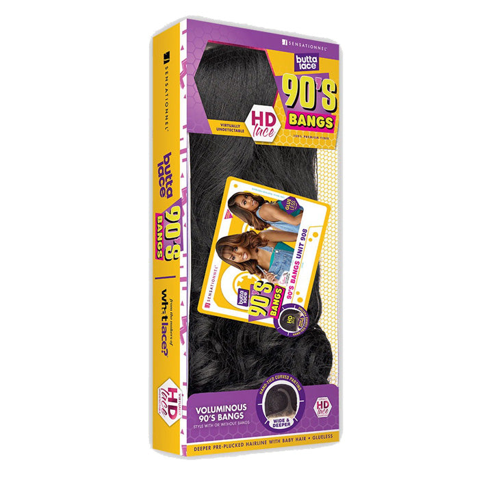 Sensationnel Butta Lace 90's Bangs Glueless HD Lace Front Wig - 90's BANGS UNIT 908