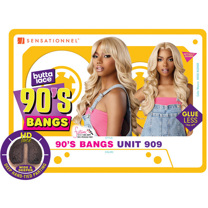 Sensationnel Butta Lace 90's Bangs Glueless HD Lace Front Wig - 90's BANGS UNIT 909