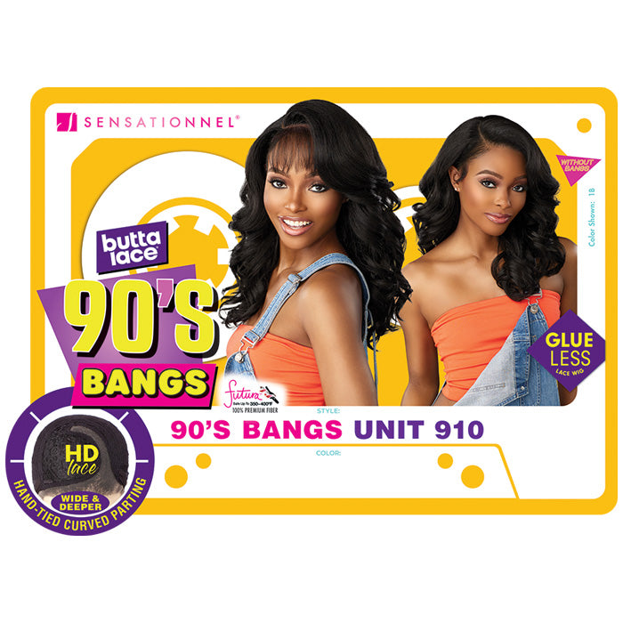 Sensationnel Butta Lace 90's Bangs Glueless HD Lace Front Wig - 90's BANGS UNIT 910