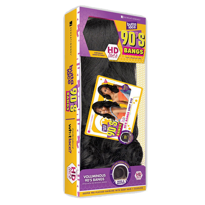 Sensationnel Butta Lace 90's Bangs Glueless HD Lace Front Wig - 90's BANGS UNIT 910