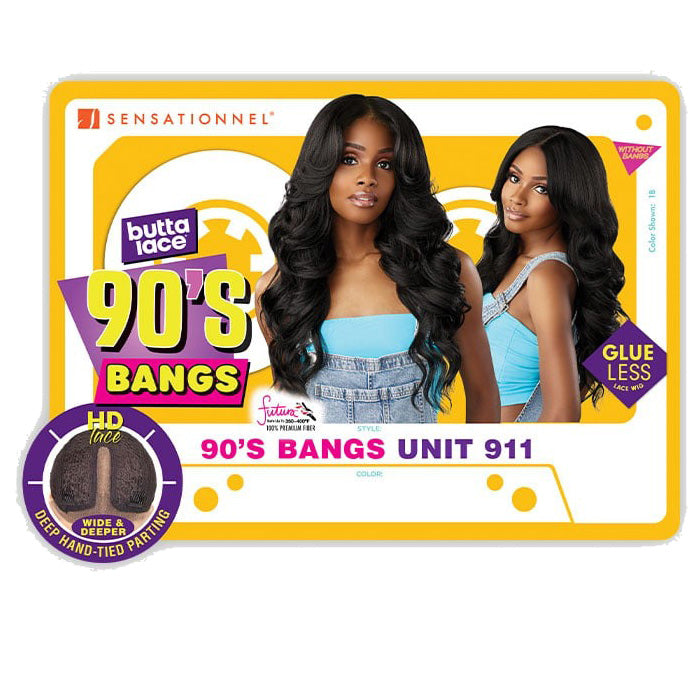 Sensationnel Butta Lace 90's Bangs Glueless HD Lace Front Wig - 90's BANGS UNIT 911