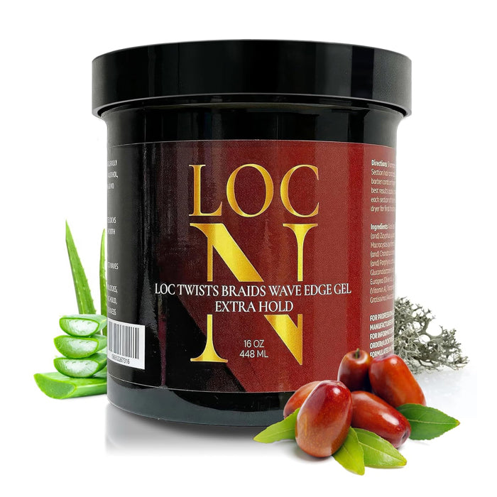 LOC N Twists Braids Wave Edge Gel 16oz - EXTRA HOLD