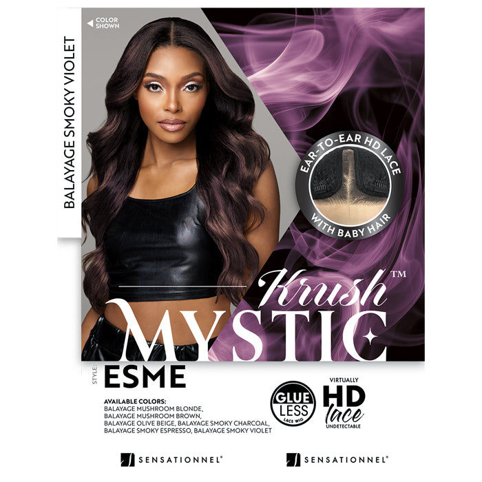 Sensationnel Shear Muse Krush Mystic Glueless HD 5" Deep Lace Part Wig - ESME