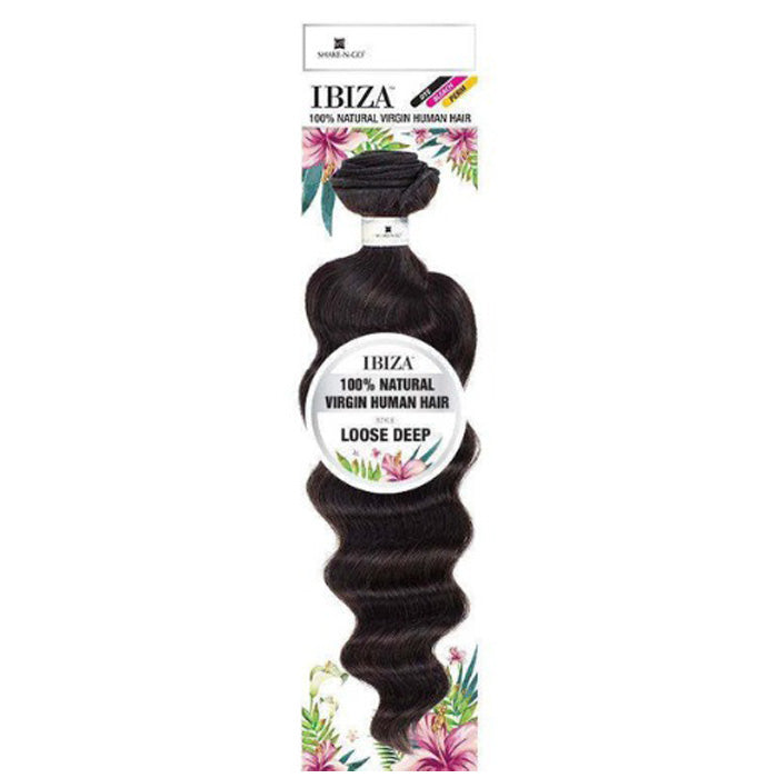 Shake N Go Ibiza100% Natural Virgin Human Hair Weave - Loose Deep 10"-24"