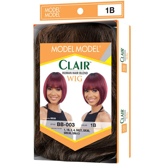 Model Model Human Hair Blend Clair Wig - BB 003