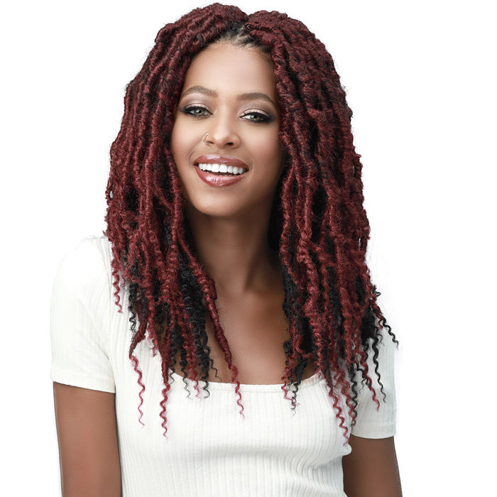 Bobbi Boss Pre-Looped Crochet Braid - MESSY FAUX LOCS CURLY TIPS 14"/ 18"