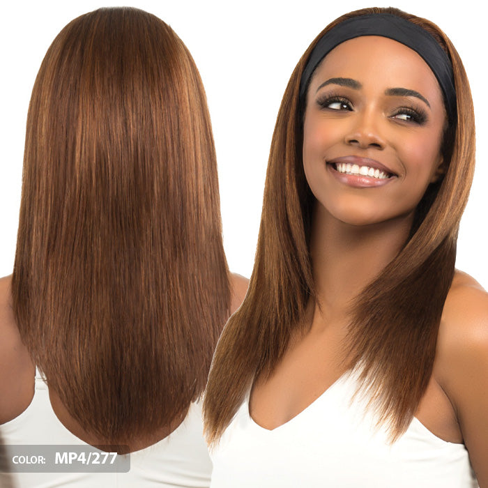 Bobbi Boss Active 100% Human Hair Headband Wig - MH1422 HB STRAIGHT