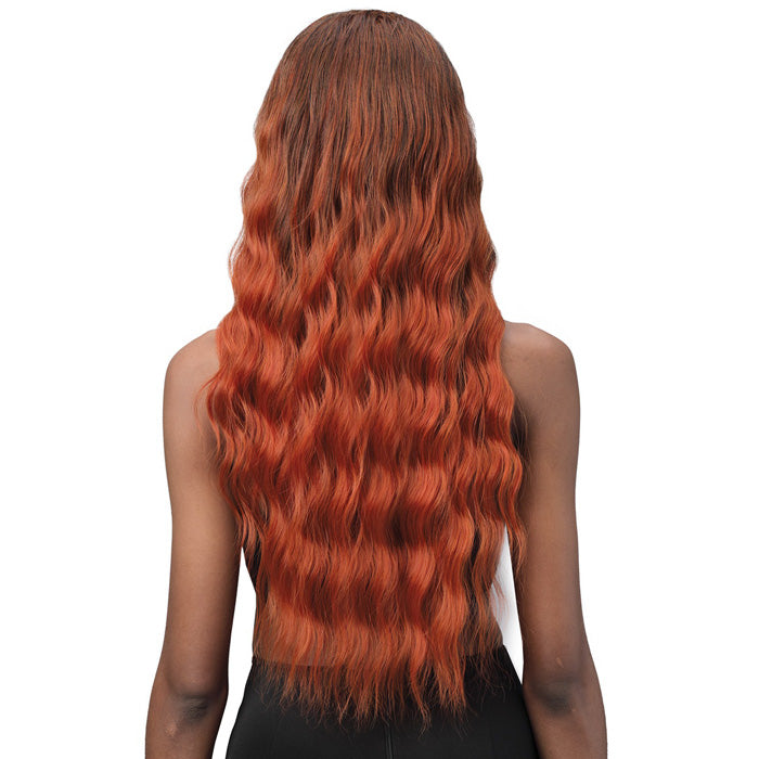 Bobbi Boss Miss Origin Human Hair Blend Fullcap Wig MOGFC005 BEACH WAVE
