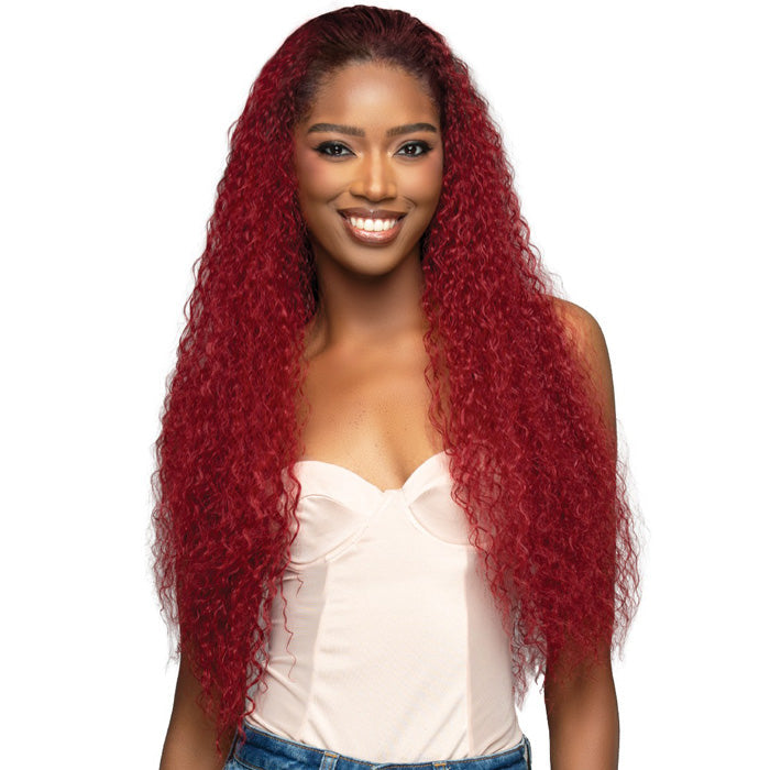 Bobbi Boss Miss Origin Human Hair Blend Full Cap Wig - MOGFC029 - BEACH CURL 28