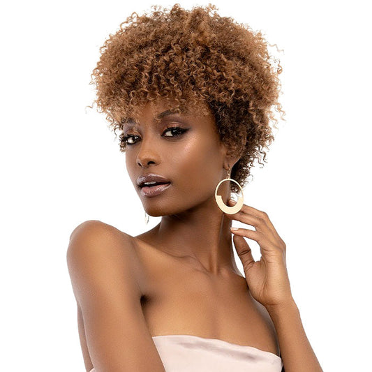 Janet Collection Natural Curly Full Wig - NATURAL AFRO MICA