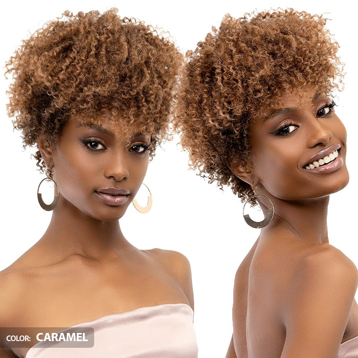 Janet Collection Natural Curly Full Wig - NATURAL AFRO MICA
