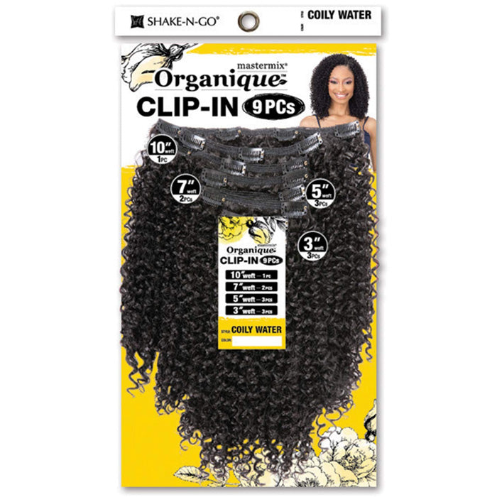 Shake N Go Organique Clip In 9PCS Weave - COILY WATER