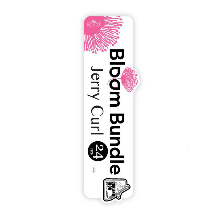Mayde Beauty Bloom Bundle Weave - JERRY CURL 24"