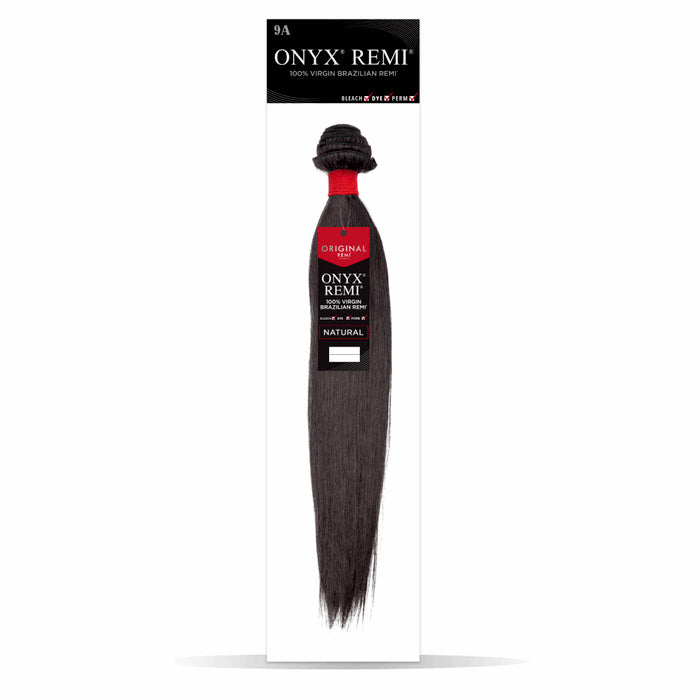 Onyx 9A 100% Brazilian Virgin Remi Human Hair Weave Bundle - STRAIGHT 10"-26"