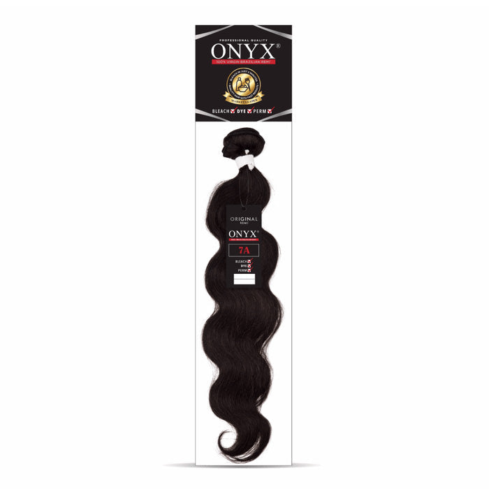 Onyx 7A 100% Brazilian Virgin Remi Human Hair Weave Bundle - BODY WAVE 12"-26"