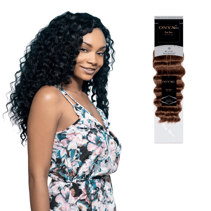 Onyx 100% Human Hair Weave - DEEP WAVE 10-18"(Machine-Tied)