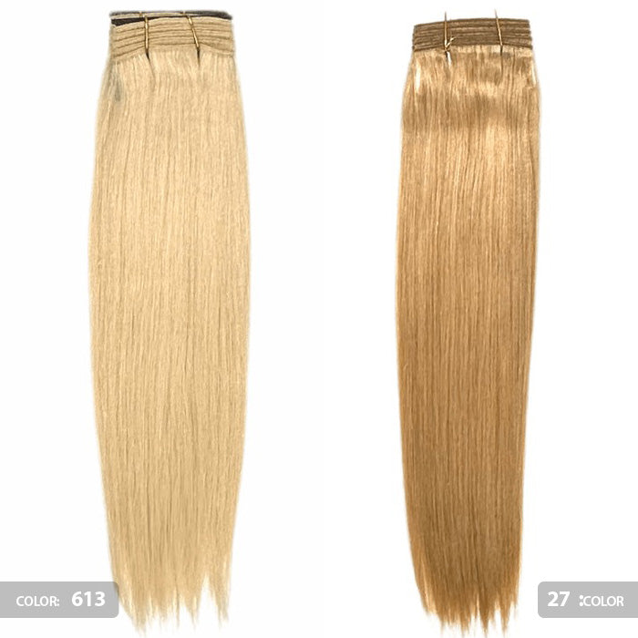 Onyx Remi 100% Human Hair Weave - STRAIGHT YAKI 8-24"(Machine-Tied)