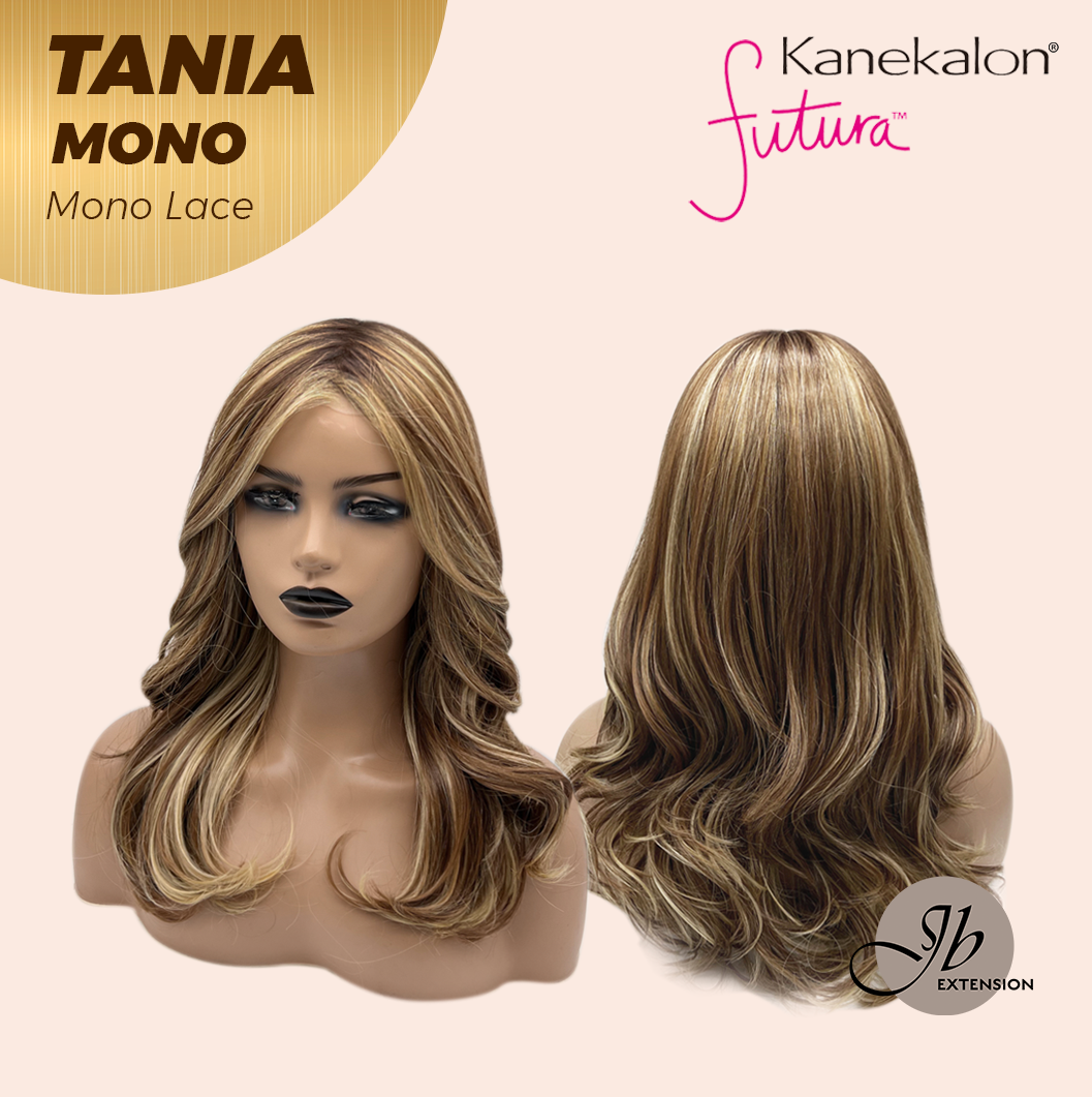 [PRE-ORDER] JBEXTENSION TANIA MONO Monofilament Handmade Wig 6X5 Full Monofilament Hand Tied Top Wig 18 Inches Butter Cream Mono Lace Wig With Anti-slip Silicone Strips Glueless Wig TANIA MONO【BENDY EAR TABS】