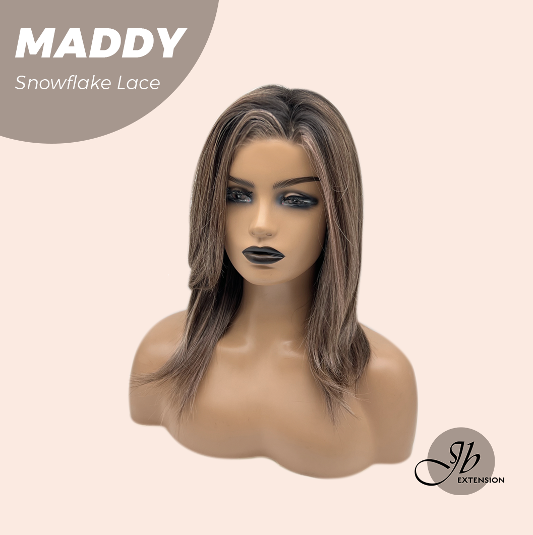 [PRE-ORDER] JBEXTENSION 18 Inches Pine Cones Pre-Cut Snowflake Lace Frontlace Glueless Wig MADDY SNOWFLAKE【PERMATEASE】【BENDY EAR TABS】